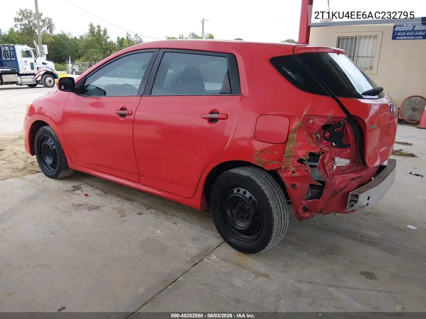 2010 Toyota Matrix VIN: 2T1KU4EE6AC232795 Lot: 45282550