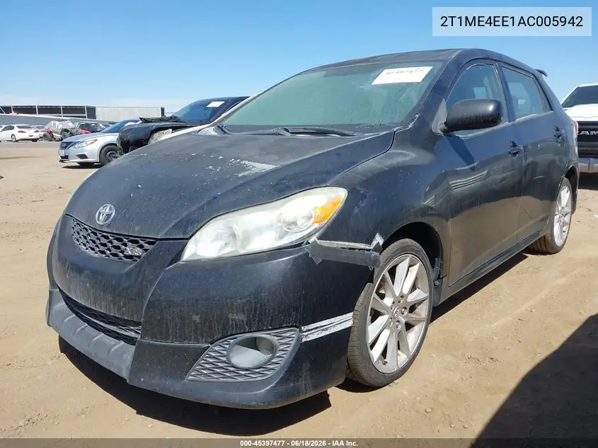 2010 Toyota Matrix Xrs VIN: 2T1ME4EE1AC005942 Lot: 45397477