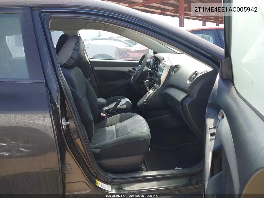 2010 Toyota Matrix Xrs VIN: 2T1ME4EE1AC005942 Lot: 45397477