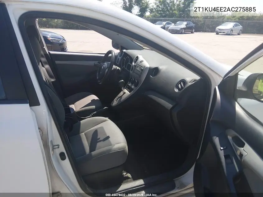2010 Toyota Matrix VIN: 2T1KU4EE2AC275885 Lot: 45479432