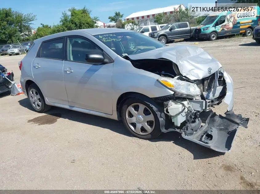 2010 Toyota Matrix VIN: 2T1KU4EE5AC267957 Lot: 45497866