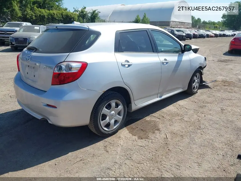 2010 Toyota Matrix VIN: 2T1KU4EE5AC267957 Lot: 45497866