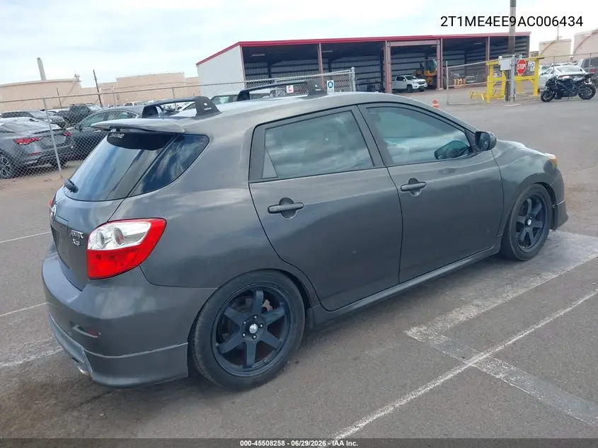 2010 Toyota Matrix Xrs VIN: 2T1ME4EE9AC006434 Lot: 45508258