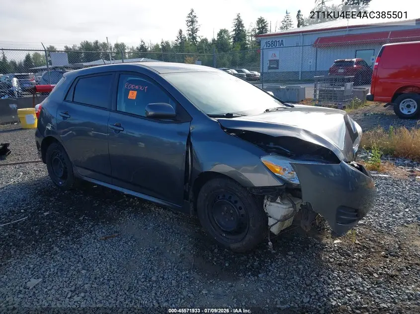 2010 Toyota Matrix VIN: 2T1KU4EE4AC385501 Lot: 45571933