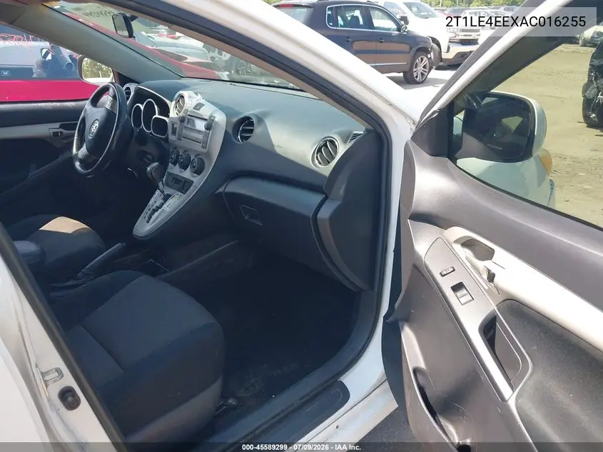 2010 Toyota Matrix S VIN: 2T1LE4EEXAC016255 Lot: 45589299