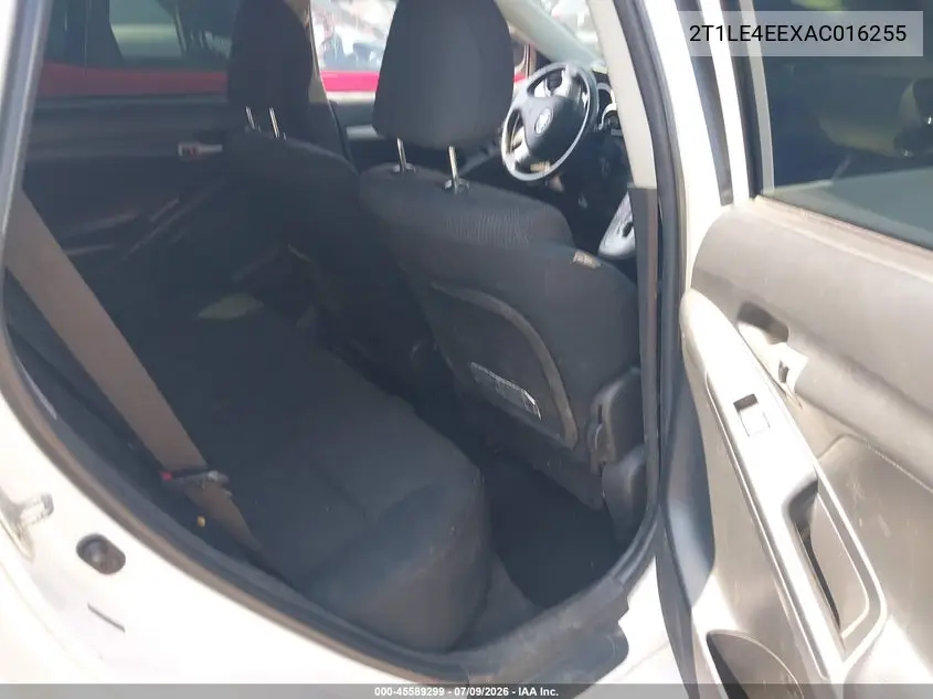 2010 Toyota Matrix S VIN: 2T1LE4EEXAC016255 Lot: 45589299