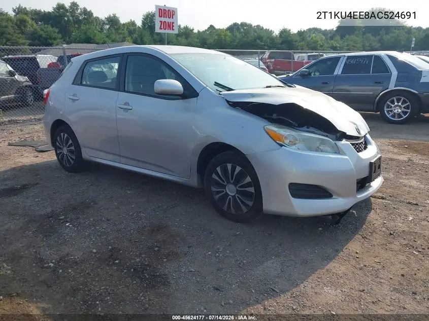 2010 Toyota Matrix VIN: 2T1KU4EE8AC524691 Lot: 45624177