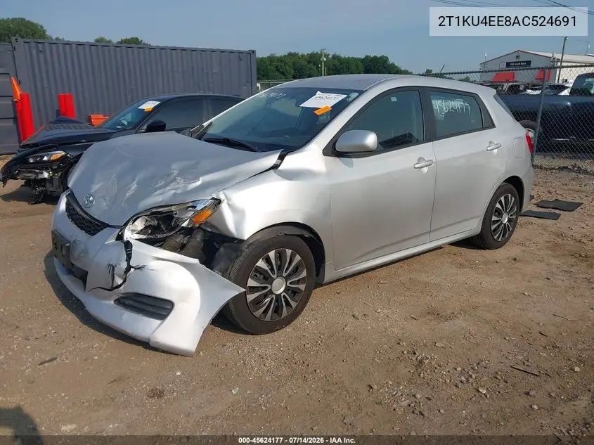2010 Toyota Matrix VIN: 2T1KU4EE8AC524691 Lot: 45624177