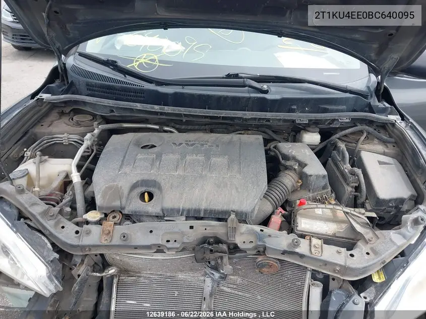 2011 Toyota Matrix VIN: 2T1KU4EE0BC640095 Lot: 12639186