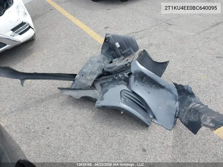 2011 Toyota Matrix VIN: 2T1KU4EE0BC640095 Lot: 12639186