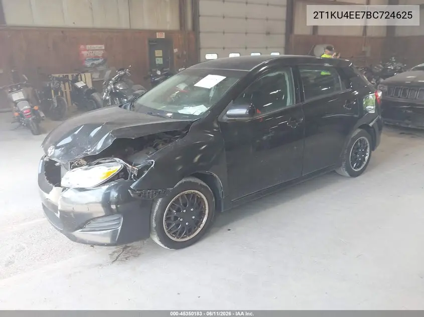 2011 Toyota Matrix VIN: 2T1KU4EE7BC724625 Lot: 45350183