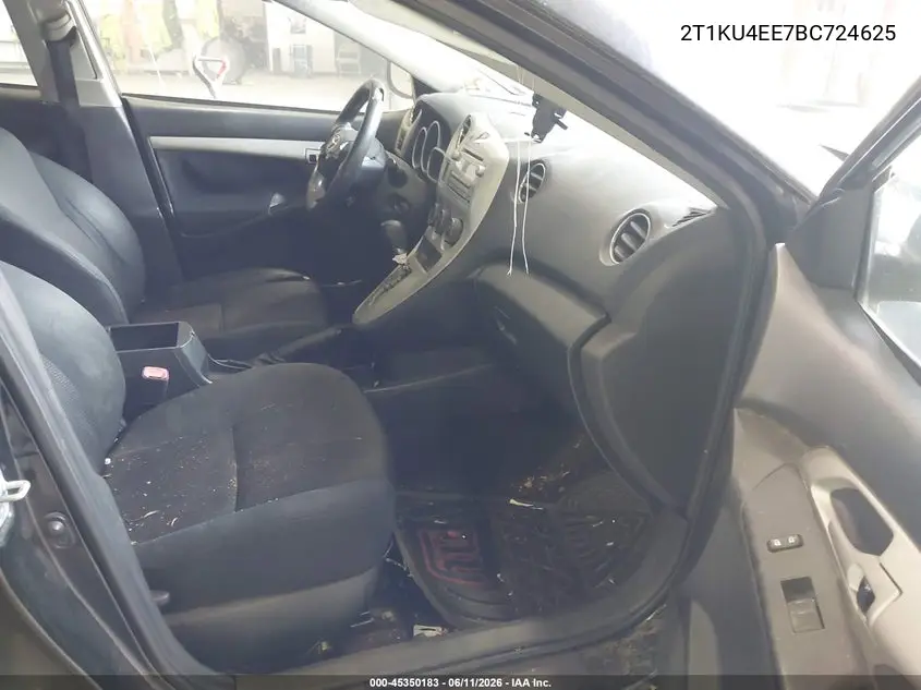 2011 Toyota Matrix VIN: 2T1KU4EE7BC724625 Lot: 45350183