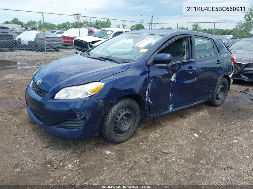 2011 Toyota Matrix VIN: 2T1KU4EE5BC660911 Lot: 45417346