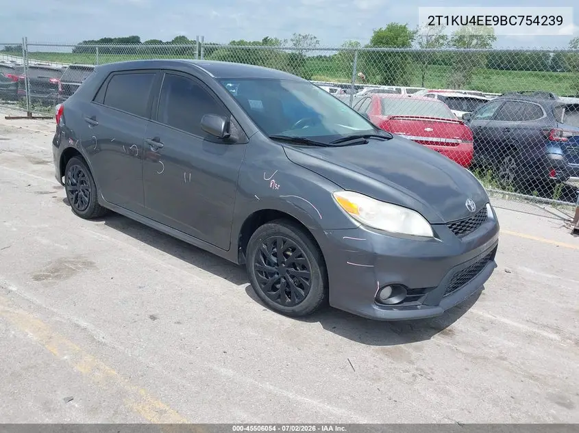 2011 Toyota Matrix VIN: 2T1KU4EE9BC754239 Lot: 45506054