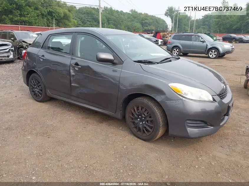 2011 Toyota Matrix VIN: 2T1KU4EE7BC737469 Lot: 45645564