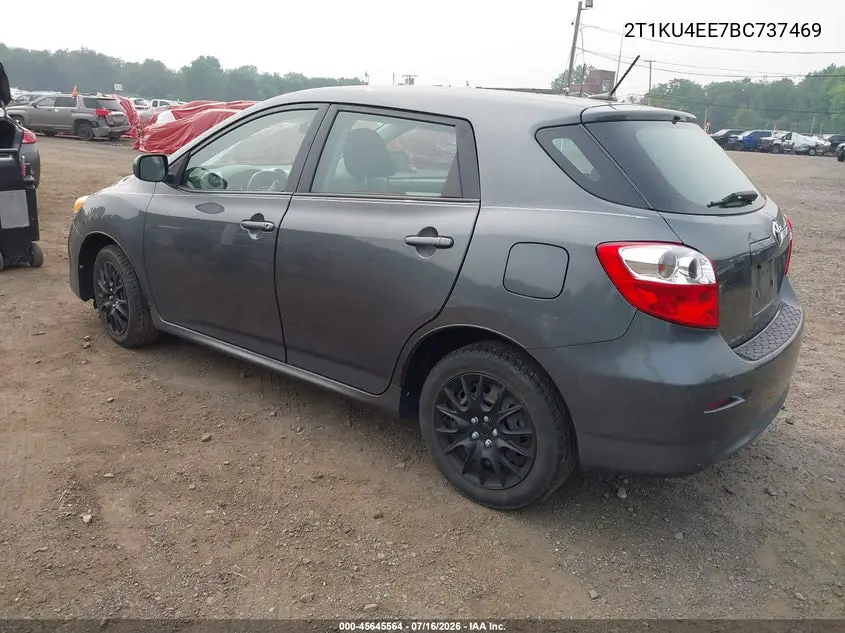 2011 Toyota Matrix VIN: 2T1KU4EE7BC737469 Lot: 45645564