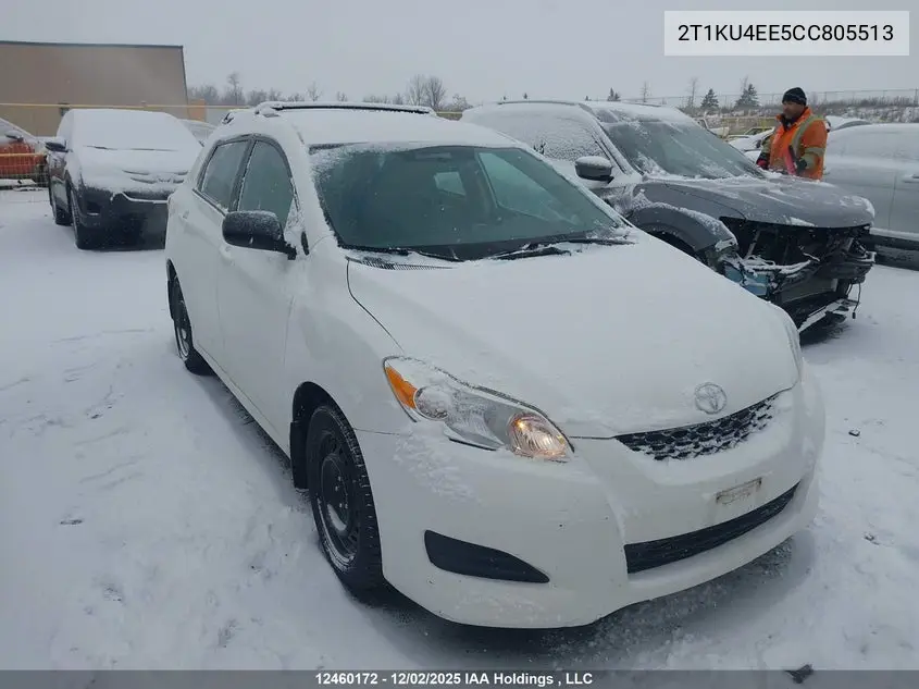 2012 Toyota Matrix Wagon VIN: 2T1KU4EE5CC805513 Lot: 12460172