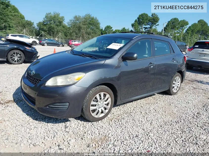 2012 Toyota Matrix L VIN: 2T1KU4EE1CC844275 Lot: 45542670
