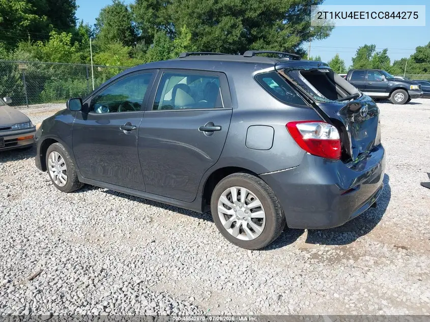 2012 Toyota Matrix L VIN: 2T1KU4EE1CC844275 Lot: 45542670