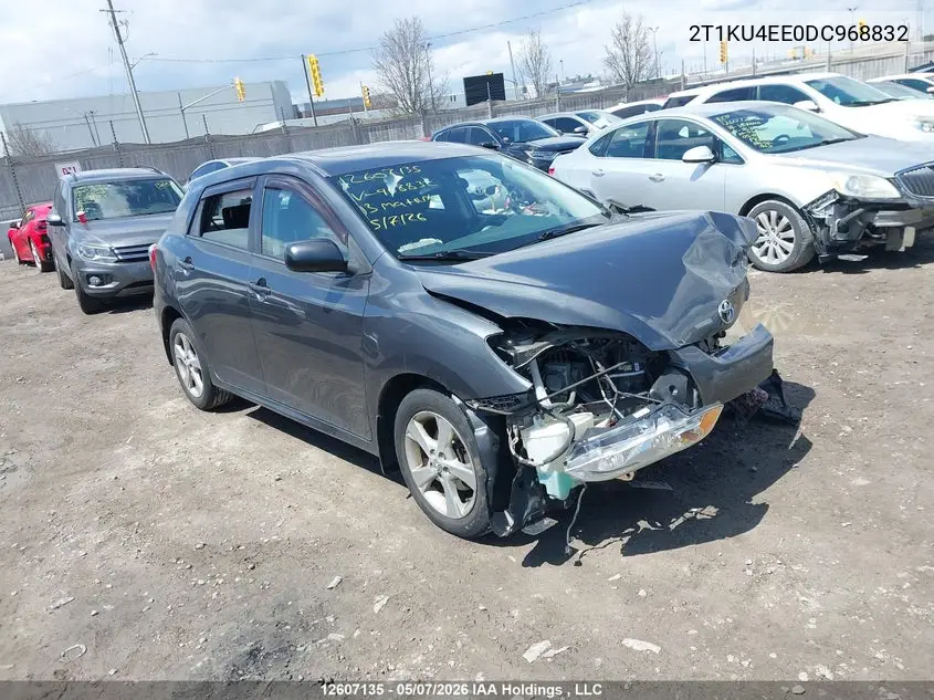 2013 Toyota Matrix Wagon VIN: 2T1KU4EE0DC968832 Lot: 12607135x