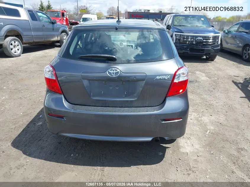 2013 Toyota Matrix Wagon VIN: 2T1KU4EE0DC968832 Lot: 12607135x