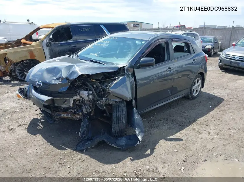 2013 Toyota Matrix Wagon VIN: 2T1KU4EE0DC968832 Lot: 12607135x