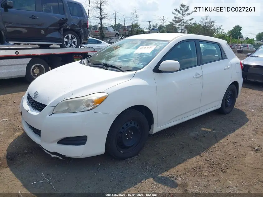 2013 Toyota Matrix L VIN: 2T1KU4EE1DC027261 Lot: 45523526