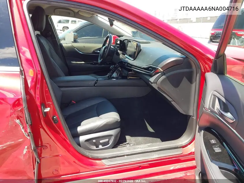 2022 Toyota Mirai Xle VIN: JTDAAAAA6NA004716 Lot: 45247932