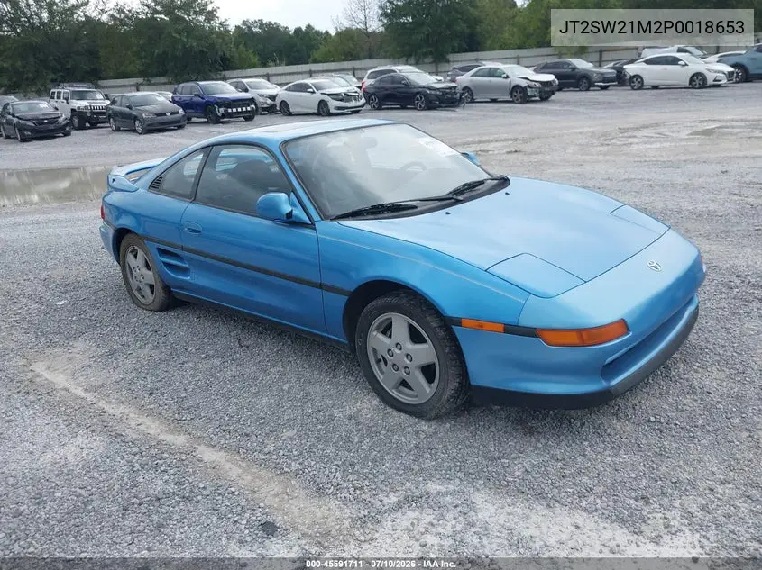 1993 Toyota Mr2 VIN: JT2SW21M2P0018653 Lot: 45591711