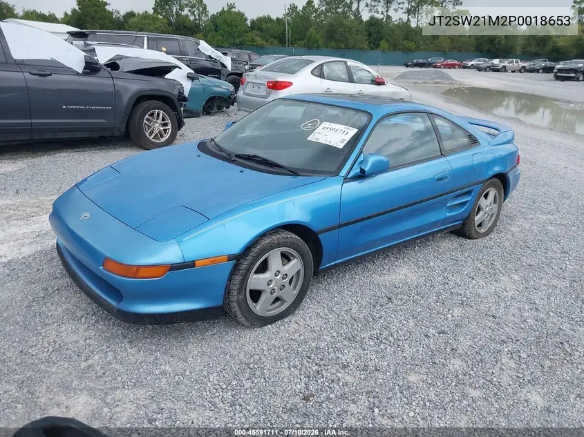 1993 Toyota Mr2 VIN: JT2SW21M2P0018653 Lot: 45591711