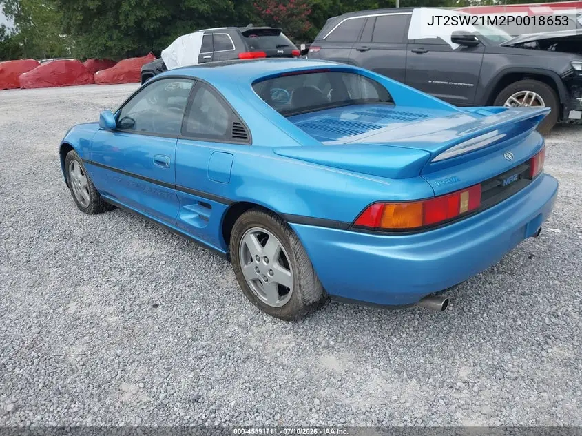 1993 Toyota Mr2 VIN: JT2SW21M2P0018653 Lot: 45591711