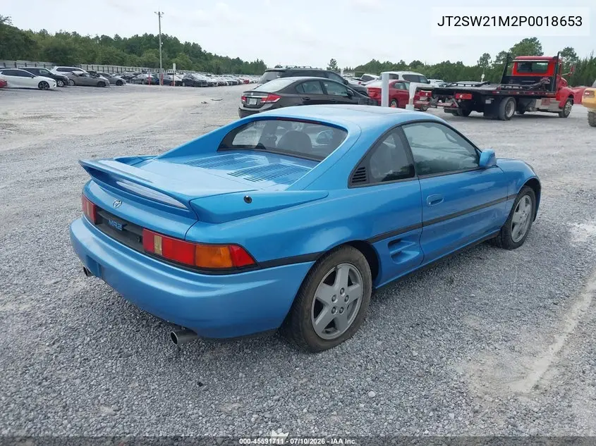 1993 Toyota Mr2 VIN: JT2SW21M2P0018653 Lot: 45591711