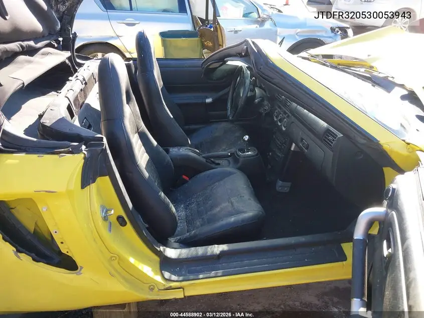 2003 Toyota Mr2 Spyder VIN: JTDFR320530053943 Lot: 44588902