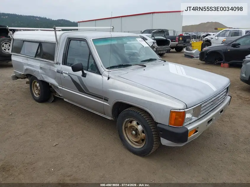 1984 Toyota Pickup 1/2 Ton Rn55 Sr5 VIN: JT4RN55S3E0034098 Lot: 45619858