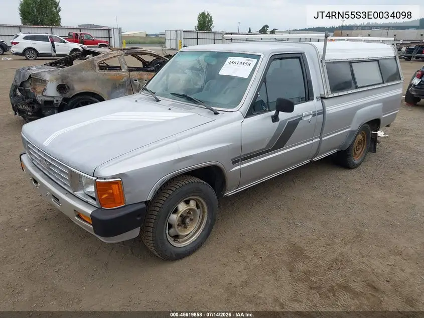 1984 Toyota Pickup 1/2 Ton Rn55 Sr5 VIN: JT4RN55S3E0034098 Lot: 45619858