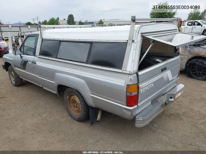 1984 Toyota Pickup 1/2 Ton Rn55 Sr5 VIN: JT4RN55S3E0034098 Lot: 45619858