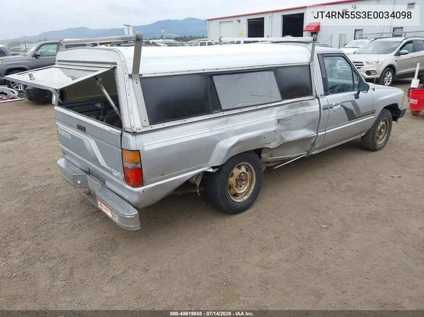 1984 Toyota Pickup 1/2 Ton Rn55 Sr5 VIN: JT4RN55S3E0034098 Lot: 45619858