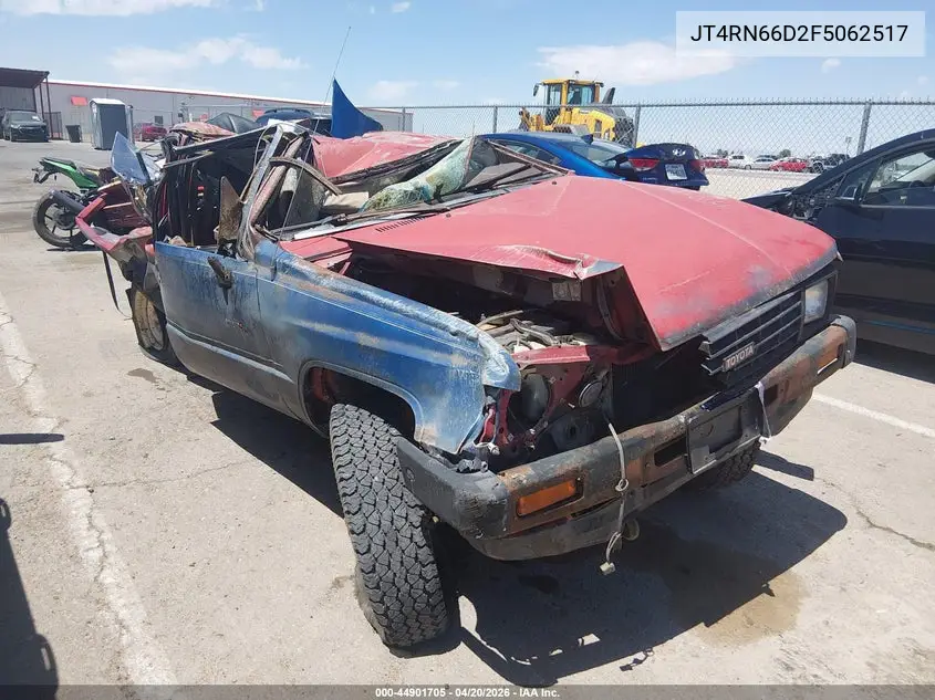 1985 Toyota Pickup Xtracab Rn66 Dlx VIN: JT4RN66D2F5062517 Lot: 44901705