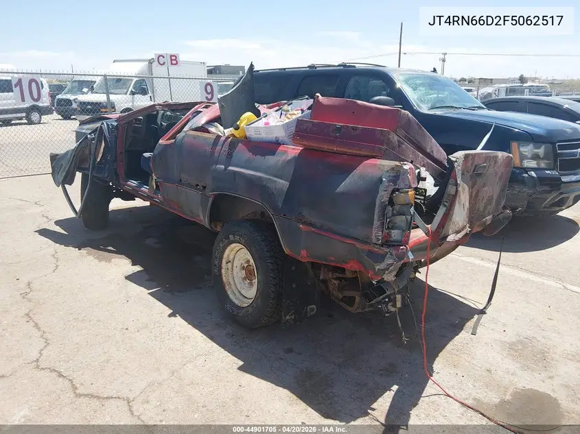 1985 Toyota Pickup Xtracab Rn66 Dlx VIN: JT4RN66D2F5062517 Lot: 44901705