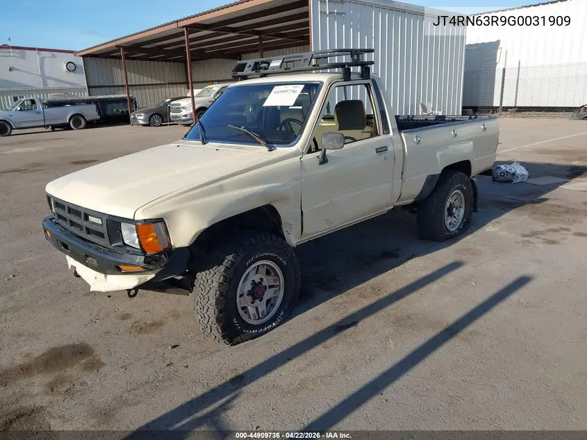 1986 Toyota Pickup Rn63 Std VIN: JT4RN63R9G0031909 Lot: 44909736