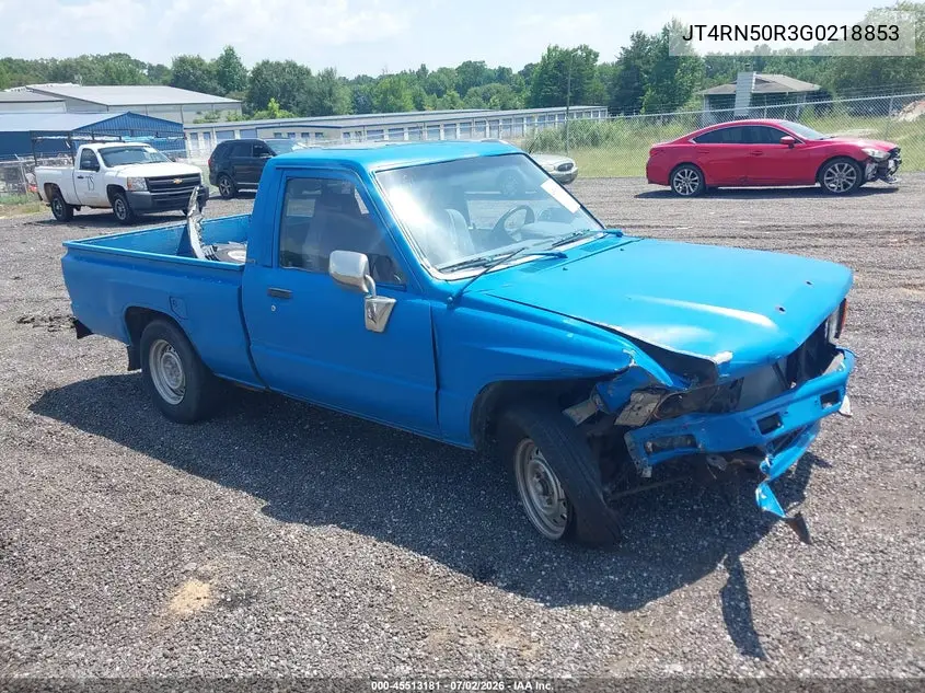 1986 Toyota Pickup 1/2 Ton Rn50 VIN: JT4RN50R3G0218853 Lot: 45513181