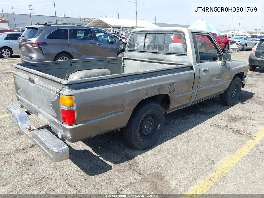 1987 Toyota Pickup 1/2 Ton Rn50 VIN: JT4RN50R0H0301769 Lot: 45619559