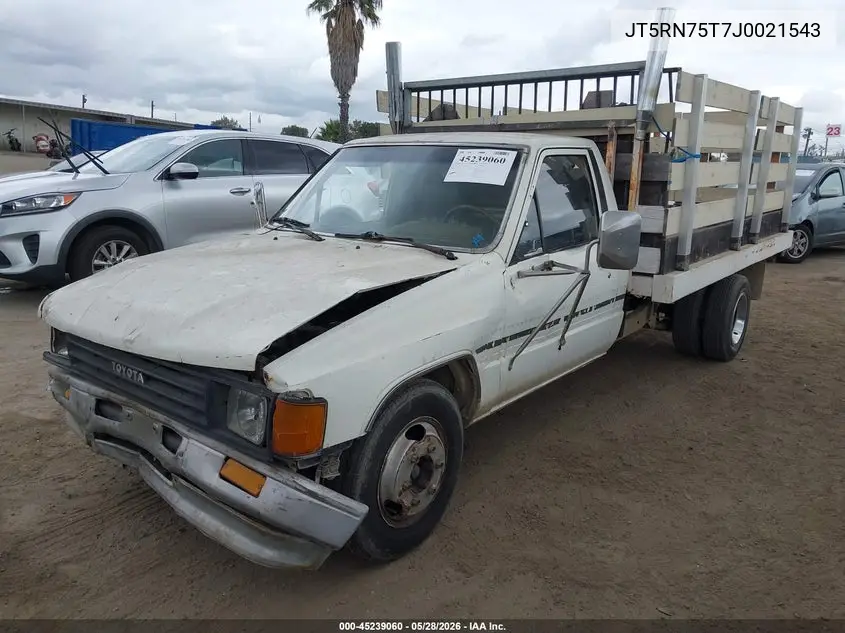 1988 Toyota Pickup Cab Chassis Rn75 VIN: JT5RN75T7J0021543 Lot: 45239060
