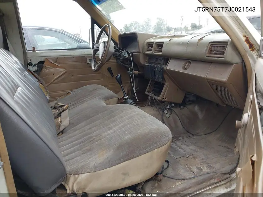 1988 Toyota Pickup Cab Chassis Rn75 VIN: JT5RN75T7J0021543 Lot: 45239060