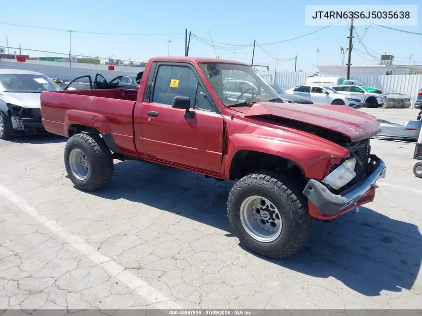 1988 Toyota Pickup Rn63 Sr5 VIN: JT4RN63S6J5035638 Lot: 45597935