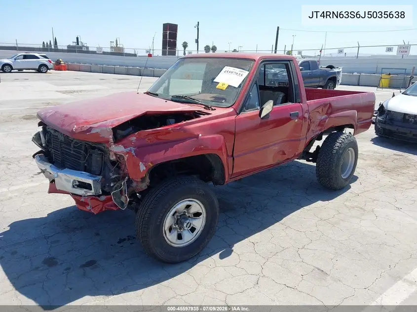 1988 Toyota Pickup Rn63 Sr5 VIN: JT4RN63S6J5035638 Lot: 45597935