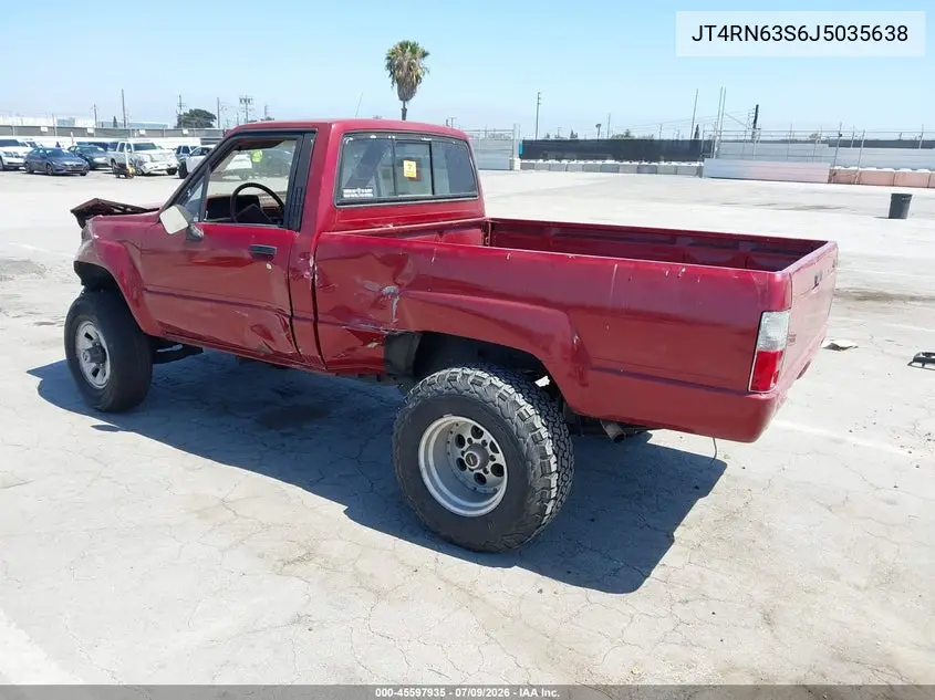 1988 Toyota Pickup Rn63 Sr5 VIN: JT4RN63S6J5035638 Lot: 45597935