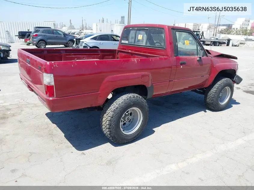 1988 Toyota Pickup Rn63 Sr5 VIN: JT4RN63S6J5035638 Lot: 45597935