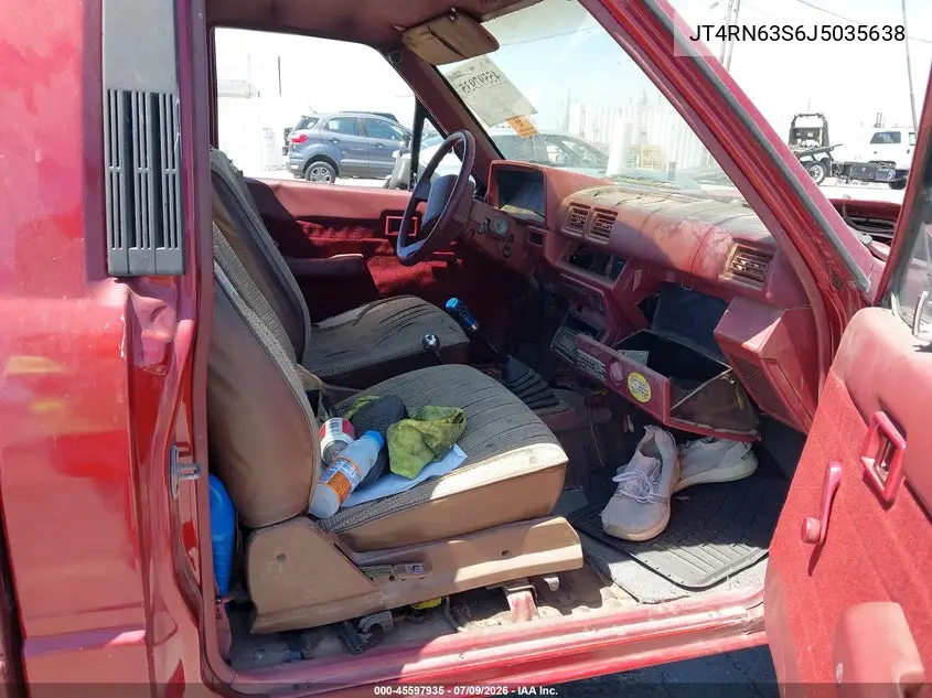 1988 Toyota Pickup Rn63 Sr5 VIN: JT4RN63S6J5035638 Lot: 45597935