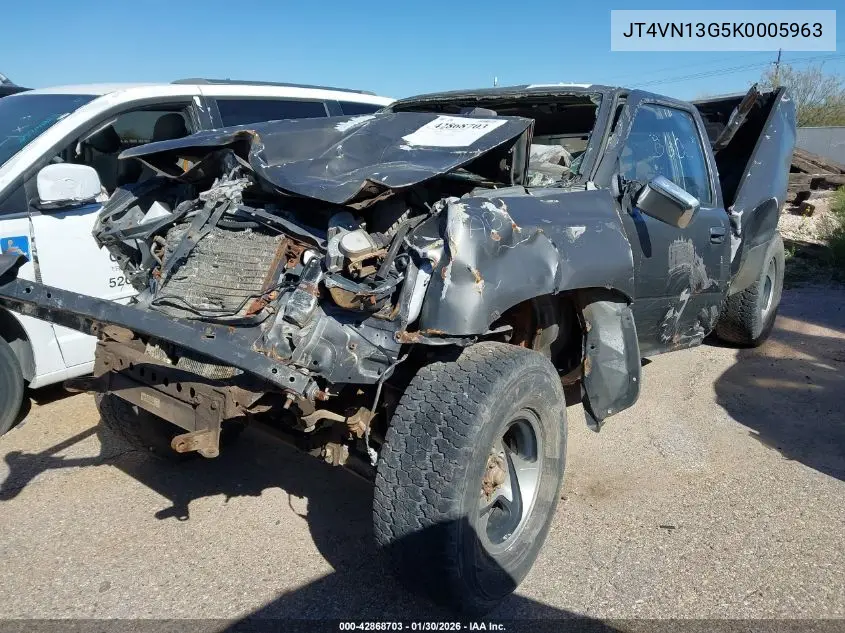 1989 Toyota Pickup 1/2 Ton Ex Long Whlbs Sr5 VIN: JT4VN13G5K0005963 Lot: 42868703